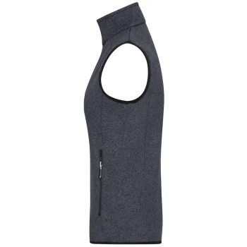 Ladies Knitted Fleece Vest