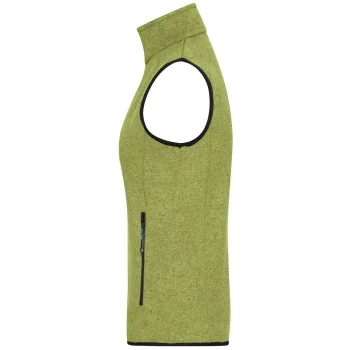 Ladies Knitted Fleece Vest