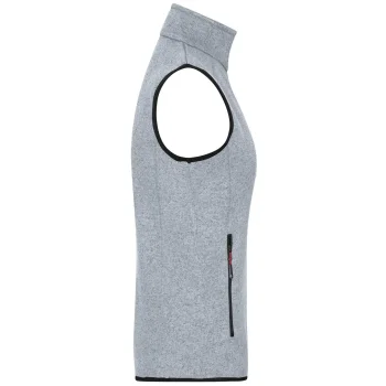 Ladies Knitted Fleece Vest