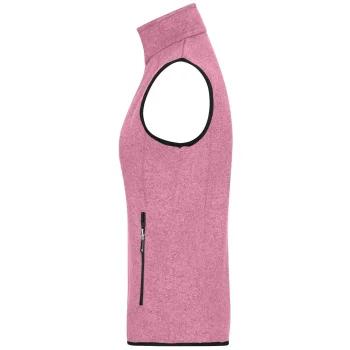 Ladies Knitted Fleece Vest