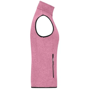 Ladies Knitted Fleece Vest