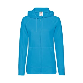 Ladies Lightweight Hooded Sweat Jacket