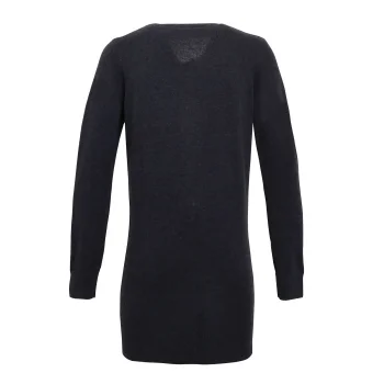 Ladies' Log Length Knitted Cardigan