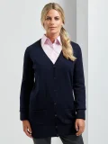 Ladies' Log Length Knitted Cardigan