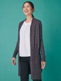 Ladies' Longline Open Cardigan