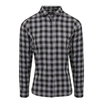 Ladies' LSL 'Mulligan' Check Cotton Bar Shirt     t
