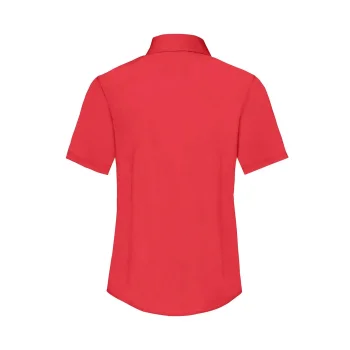 Ladies Poplin Shirt Short Sleeve