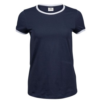 Ladies Ringer Tee 100%C