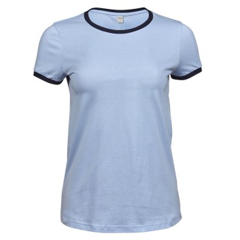 Ladies Ringer Tee 100%C