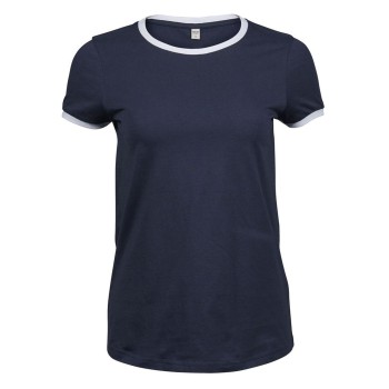 Ladies Ringer Tee 100%C