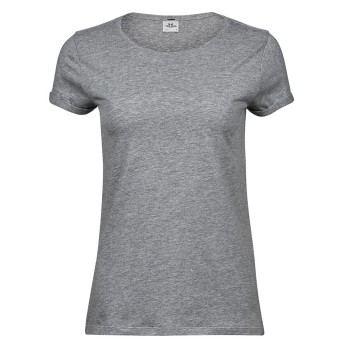 Ladies Roll-Up Tee 100%C