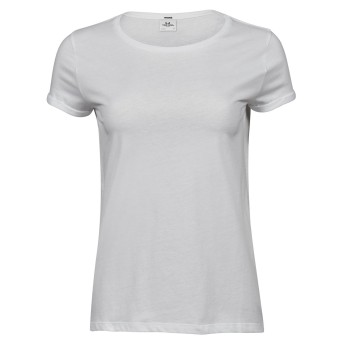 Ladies Roll-Up Tee 100%C
