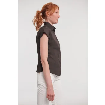 Ladies' Short Sleeve Easy Care Fitted Shirt