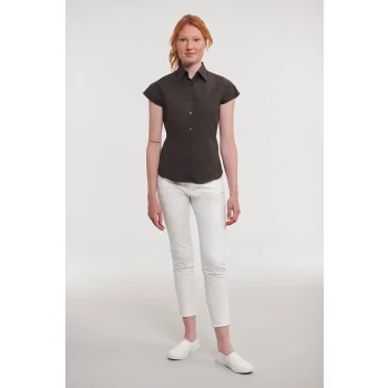 Ladies' Short Sleeve Easy Care Fitted Shirt
