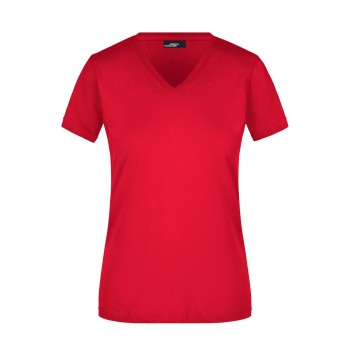 LADIES SLIM FIT V-T 100%C J&N