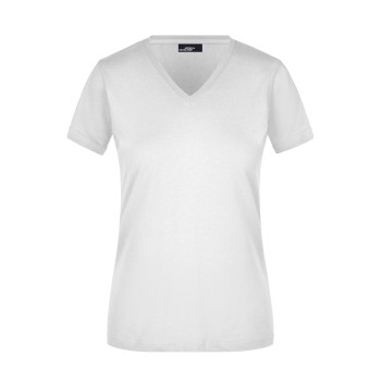LADIES SLIM FIT V-T 100%C J&N