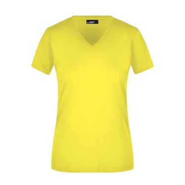 LADIES SLIM FIT V-T 100%C J&N