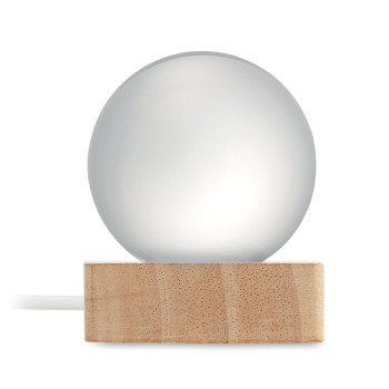 LIGHT - Palla di vetro a LED