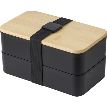 Lunch Box con doppio scomparto in PP Maxton