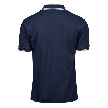 Luxury Stripe Polo 95%C 5%E