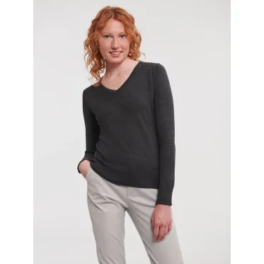 Maglione donna scollo a V