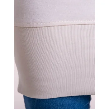 Maxi felpa donna a V