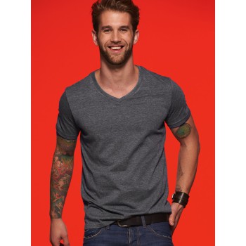 MEN HEATHER T-SHIRT 65%P 35%C