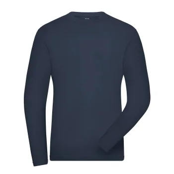 Men's Bio Stretch-Longsleeve Work - Solid