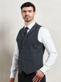 Men's Herringbone Waistcoat