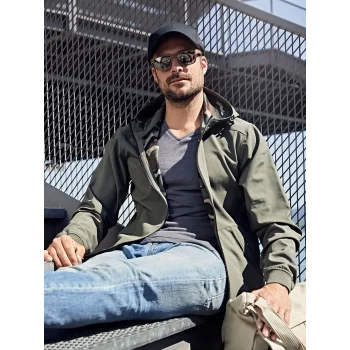 Men's Hooded Softshell Jacket