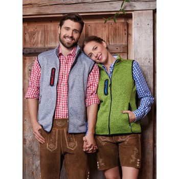 Men's Knitted Fleece Vest 100%
