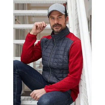 Men's Knitted Hybrid Jacket