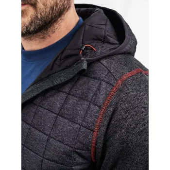 Men's Knitted Hybrid Jacket