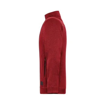 Men's Knitted Workwear Fleece Jacket - Solid