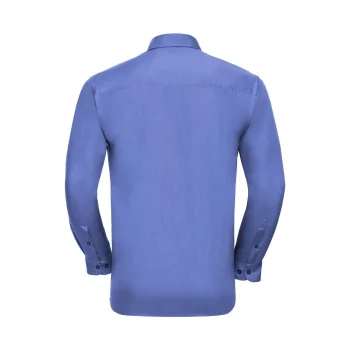 Men's Long Sleeve PolyCotton Poplin Shirt