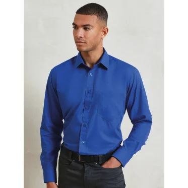 Men's Long Sleeve Poplin Shirt