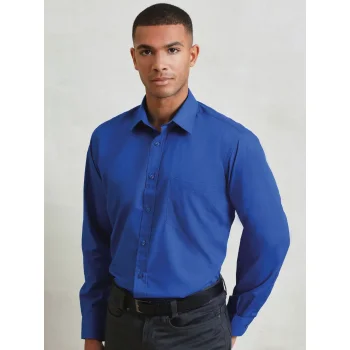 Men's Long Sleeve Poplin Shirt