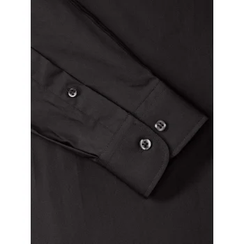 Men's Long Sleeve Pure Cotton Poplin Shirt