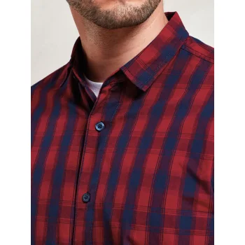 Men's LSL 'Mulligan' Check Cotton Bar Shirt