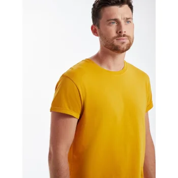 Men's Organic Roll Sleeve T