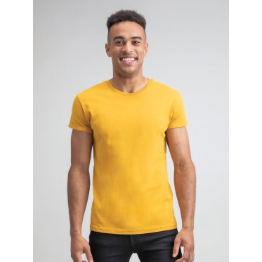 Men's Roll Sleeve T 100%C