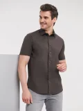 Men's Short Sleeve Easy Care Fitted Shirt