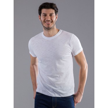 Men's Slub T-shirt 100%C