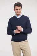 Men's V-Neck Knitted Pullover