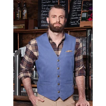 Men's Waistcoat Jeans-Style