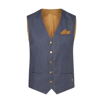 Men's Waistcoat Jeans-Style
