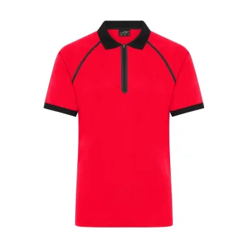 Men's Zip-Polo