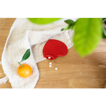 Mentine cuore, custodia in PP Marcia