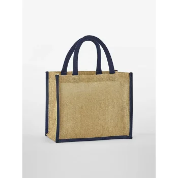 Natural Starched Jute Mini Gift Bag