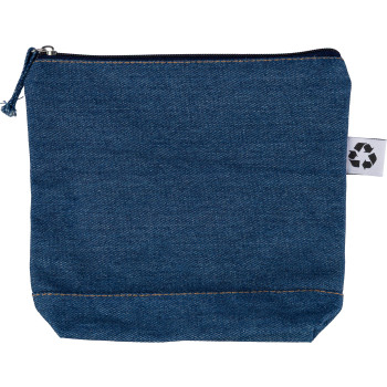 Necessaire in denim riciclato Orin